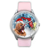 Bloodhound On Christmas Florida Wrist Watch