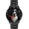 Border Collie On Christmas Florida Wrist Watch