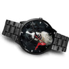 Border Collie On Christmas Florida Wrist Watch