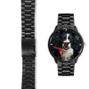 Border Collie On Christmas Florida Wrist Watch