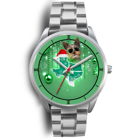 Yorkie Texas Christmas Special Wrist Watch