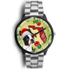 Boston Terrier On Christmas Florida Wrist Watch