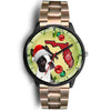 Boston Terrier On Christmas Florida Wrist Watch