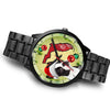 Boston Terrier On Christmas Florida Wrist Watch