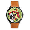 Boston Terrier On Christmas Florida Wrist Watch