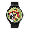 Boston Terrier On Christmas Florida Wrist Watch