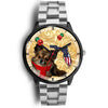 Chihuahua Dog On Christmas Florida Wrist Watch