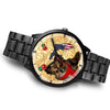 Chihuahua Dog On Christmas Florida Wrist Watch