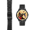 Chihuahua Dog On Christmas Florida Wrist Watch