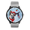 Chinook Dog On Christmas Florida Wrist Watch