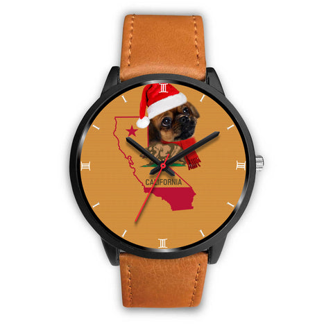 Tibetan Spaniel California Christmas Special Wrist Watch