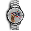 Cocker Spaniel On Christmas Florida Wrist Watch