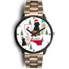 Poodle Dog California Christmas Special Wrist Watch