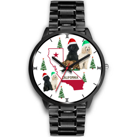 Poodle Dog California Christmas Special Wrist Watch