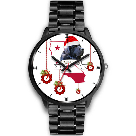 Newfoundland dog California Christmas Special Wrist Watch
