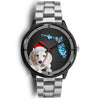 Cute Dachshund Dog On Christmas Florida Wrist Watch