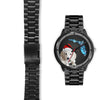 Cute Dachshund Dog On Christmas Florida Wrist Watch