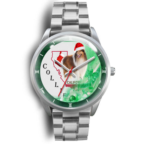 Rough Collie California Christmas Special Wrist Watch