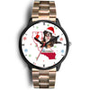 Bernese Mountain Dog California Christmas Special Wrist Watch