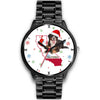 Bernese Mountain Dog California Christmas Special Wrist Watch