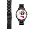 Bernese Mountain Dog California Christmas Special Wrist Watch