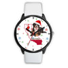 Bernese Mountain Dog California Christmas Special Wrist Watch