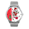 Cute Maltese Dog California Christmas Special Wrist Watch