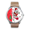 Cute Maltese Dog California Christmas Special Wrist Watch