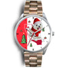 Cute Maltese Dog California Christmas Special Wrist Watch