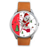 Cute Maltese Dog California Christmas Special Wrist Watch