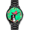 Bernese Mountain Dog New York Christmas Special Wrist Watch