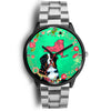 Bernese Mountain Dog New York Christmas Special Wrist Watch