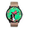 Bernese Mountain Dog New York Christmas Special Wrist Watch