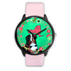 Bernese Mountain Dog New York Christmas Special Wrist Watch