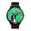 Bernese Mountain Dog New York Christmas Special Wrist Watch