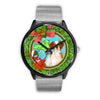 Cute Brittany Dog New York Christmas Special Wrist Watch