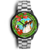 Cute Brittany Dog New York Christmas Special Wrist Watch