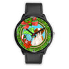 Cute Brittany Dog New York Christmas Special Wrist Watch