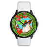 Cute Brittany Dog New York Christmas Special Wrist Watch