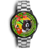 English Springer Spaniel Dog New York Christmas Special Wrist Watch