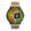 English Springer Spaniel Dog New York Christmas Special Wrist Watch