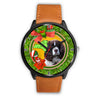 English Springer Spaniel Dog New York Christmas Special Wrist Watch