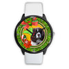 English Springer Spaniel Dog New York Christmas Special Wrist Watch