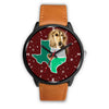 Afghan Hound Dog Texas Christmas Special Wrist Watch