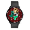 Afghan Hound Dog Texas Christmas Special Wrist Watch