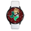 Afghan Hound Dog Texas Christmas Special Wrist Watch