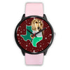 Afghan Hound Dog Texas Christmas Special Wrist Watch