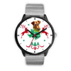 Irish Terrier Texas Christmas Special Wrist Watch