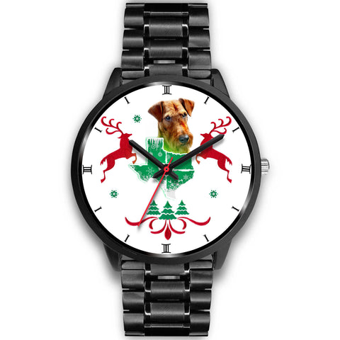 Irish Terrier Texas Christmas Special Wrist Watch