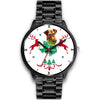 Irish Terrier Texas Christmas Special Wrist Watch